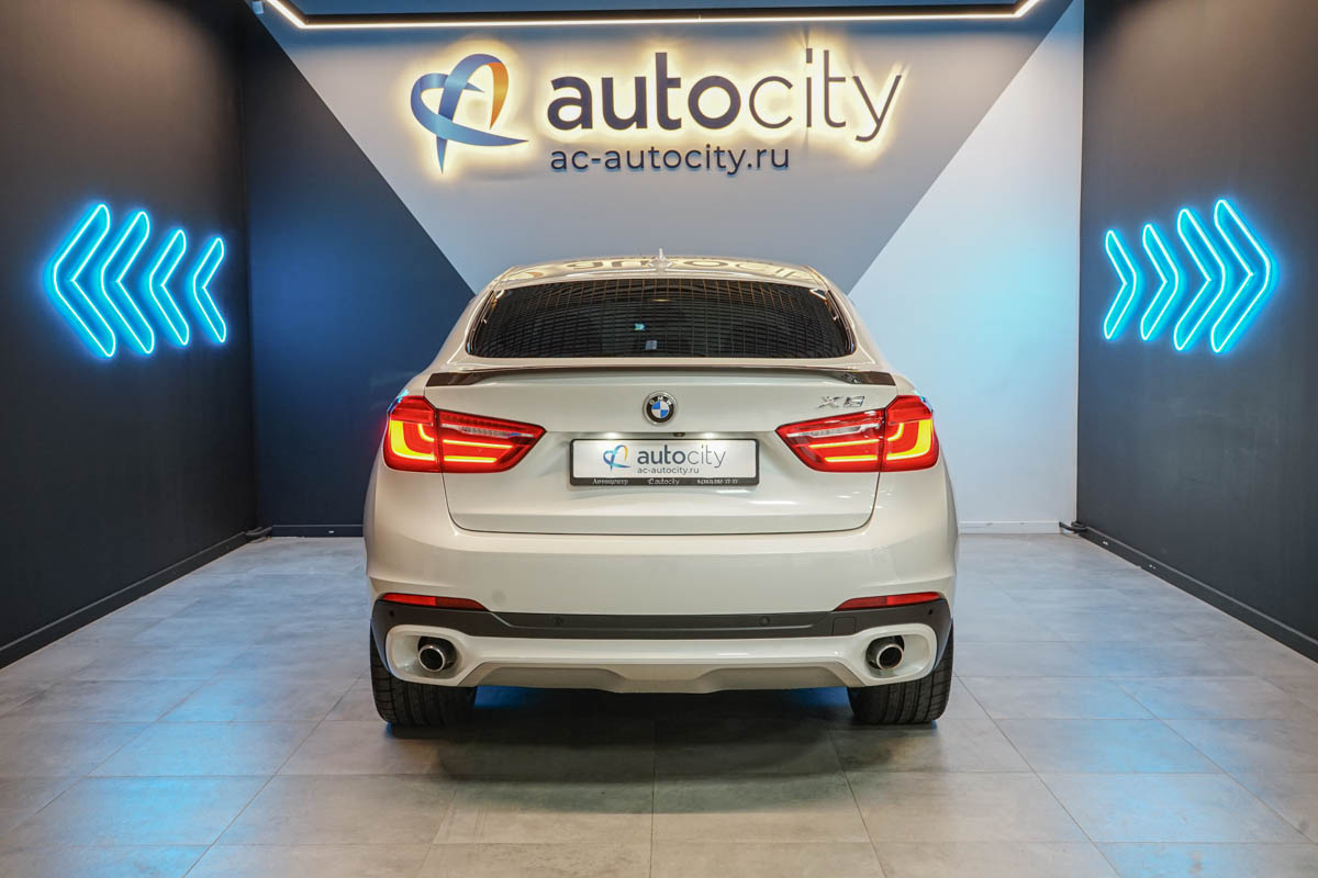 BMW X6 2016, (Белый) с пробегом 100 316 км в Новосибирске